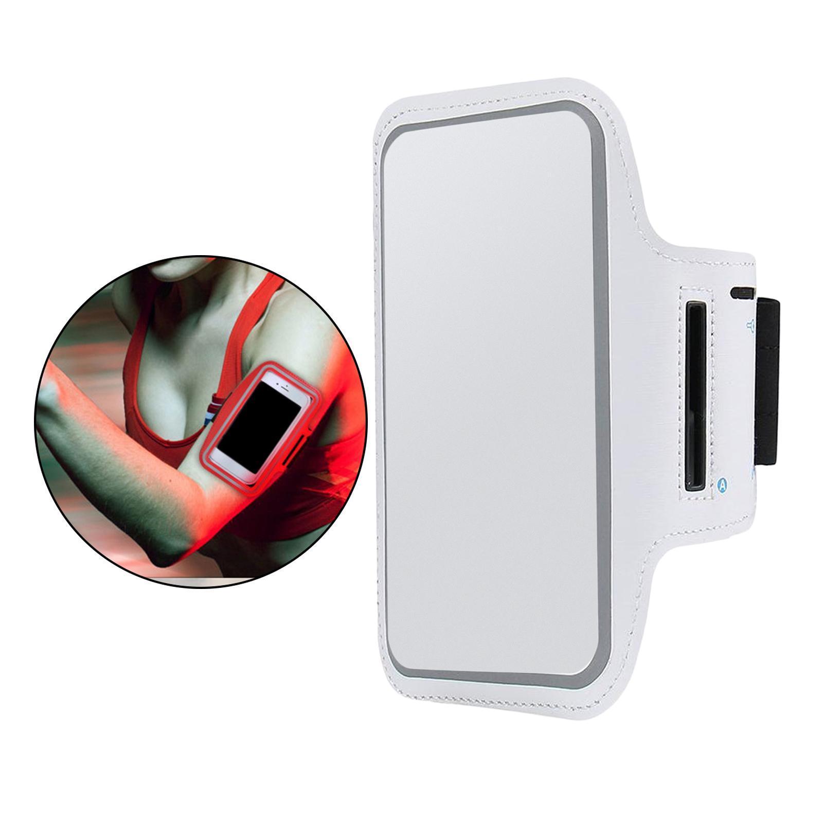 Running Cell Phone Armband white