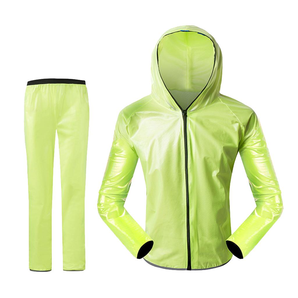 Adult Waterproof Jacket Trousers Rain Suit Jacket and Trousers