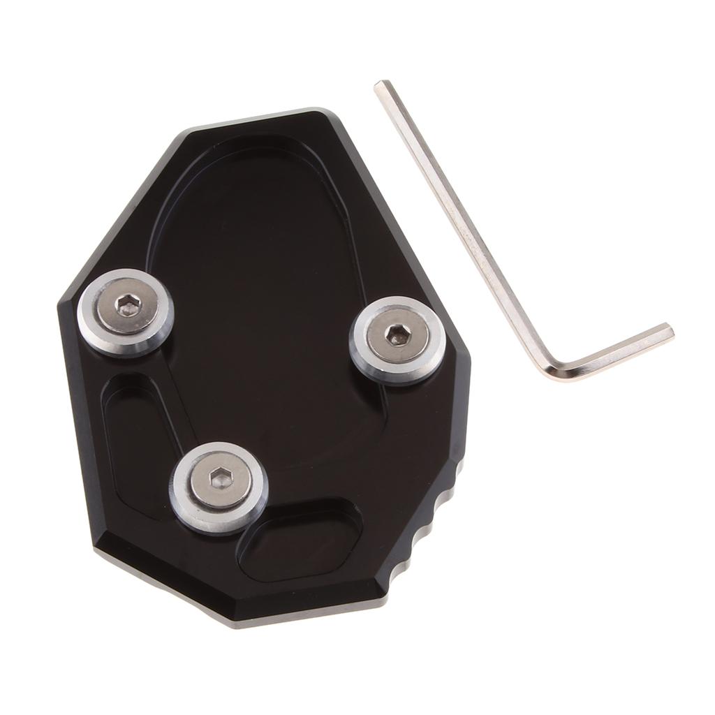 Motorcycle CNC Side Stand Kickstand Enlarge Plate Pad For Yamaha MT-07 FZ07 2013 2014 2015 2016
