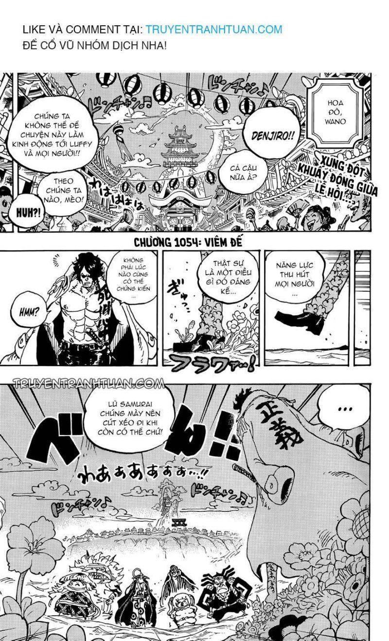 đảo hải tặc - one piece chapter 1054 1