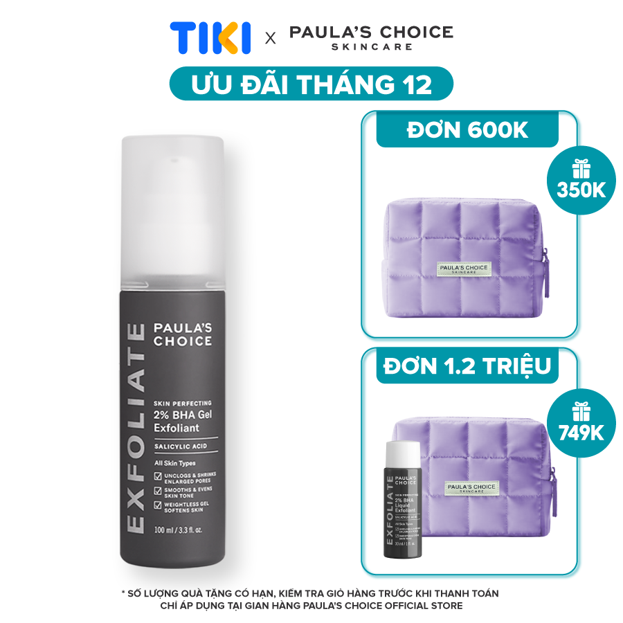Kem Giảm Thiểu Tế Bào Chết Paulas Choice Skin Perfecting 2 Bha Gel Exfoliant 100Ml