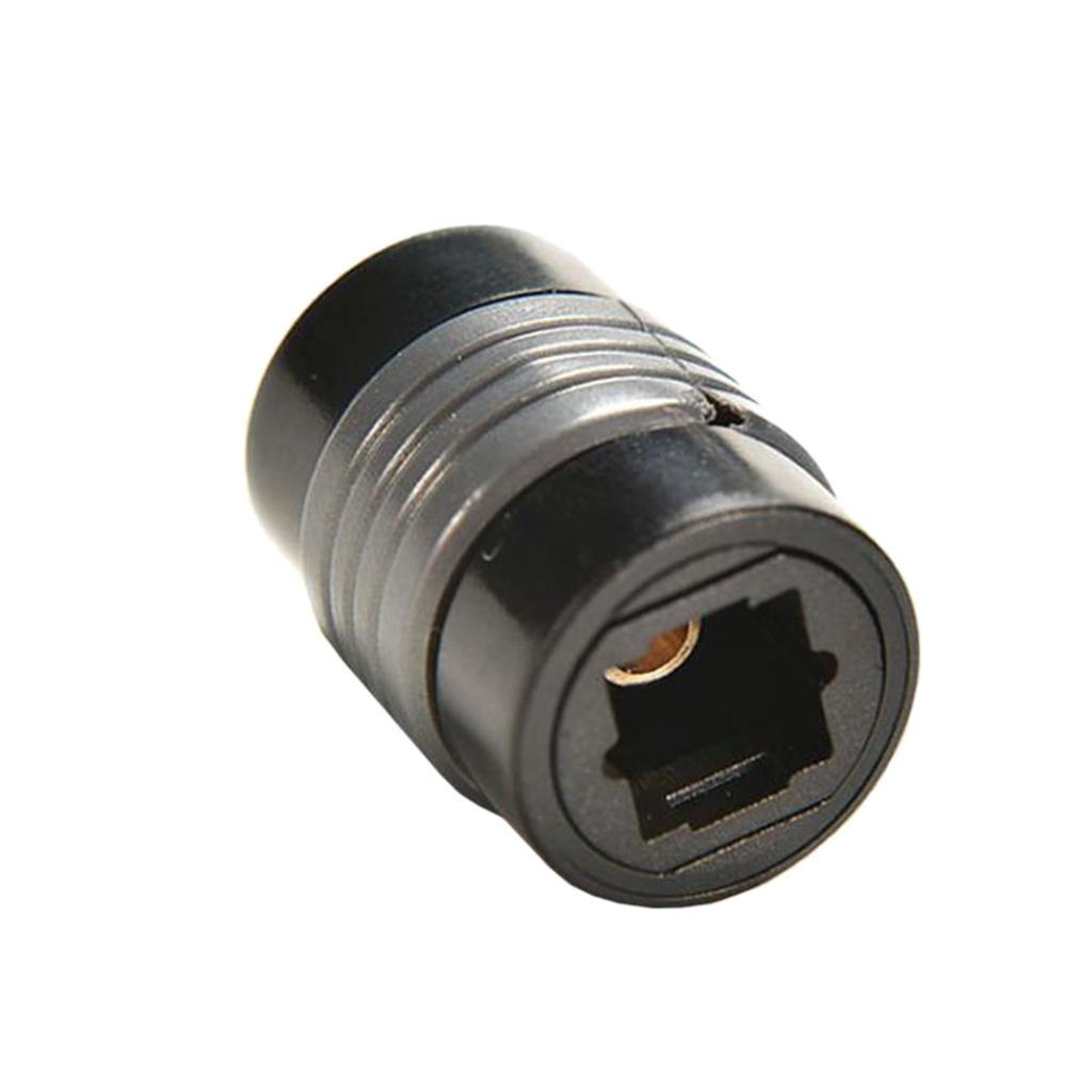 2x For Toslink Digital Optical Audio Cable Coupler Joiner Extender Adapter 2 Female Ports
