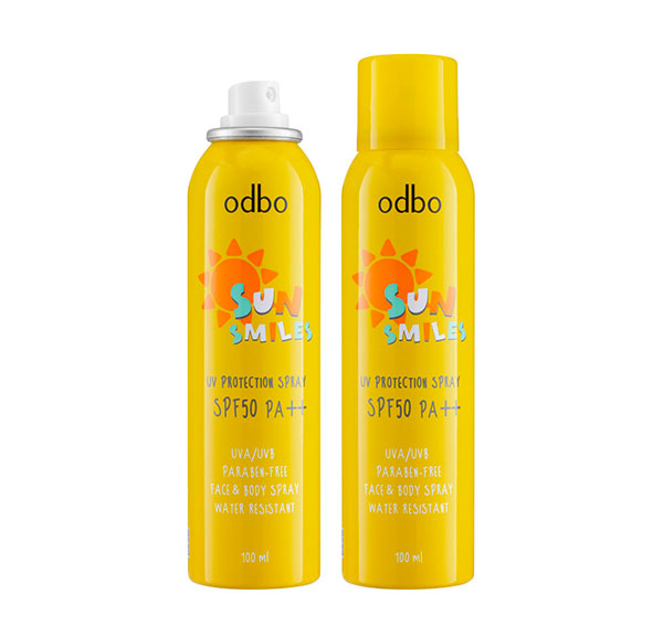 Kem Chống Nắng Toàn Thân Dạng Xịt Od-bo Sun Smile SPF 50PA++ OD1201-chai vàng