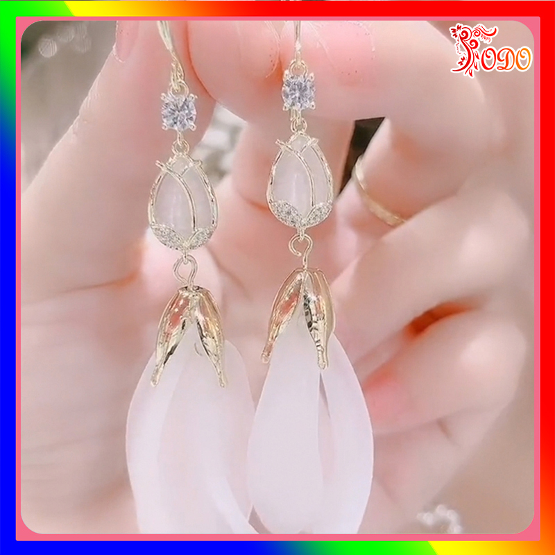 Bông tai kiểu lấp lánh đính đá đi chơi đi dạo BX91 đơn giản dễ thương sành điệu thanh lịch - [Thời Trang ToDo]
