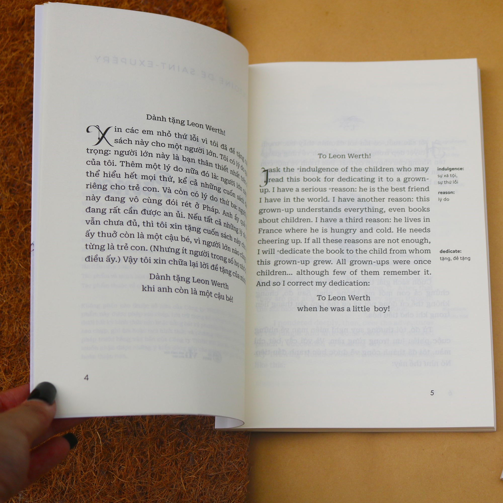 Sách Hoàng Tử Bé song ngữ Việt-Anh - The little prince, truyện song ngữ thiếu nhi, có note từ vựng kèm file nghe - HG Books