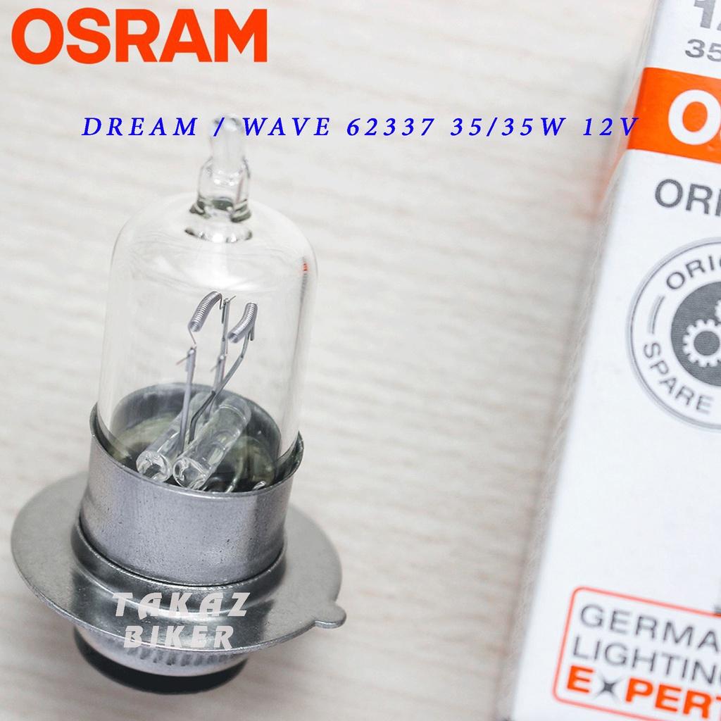 Bóng đèn Osram Halogen trước xe máy dùng cho xe Dream - Wave (62337RV)