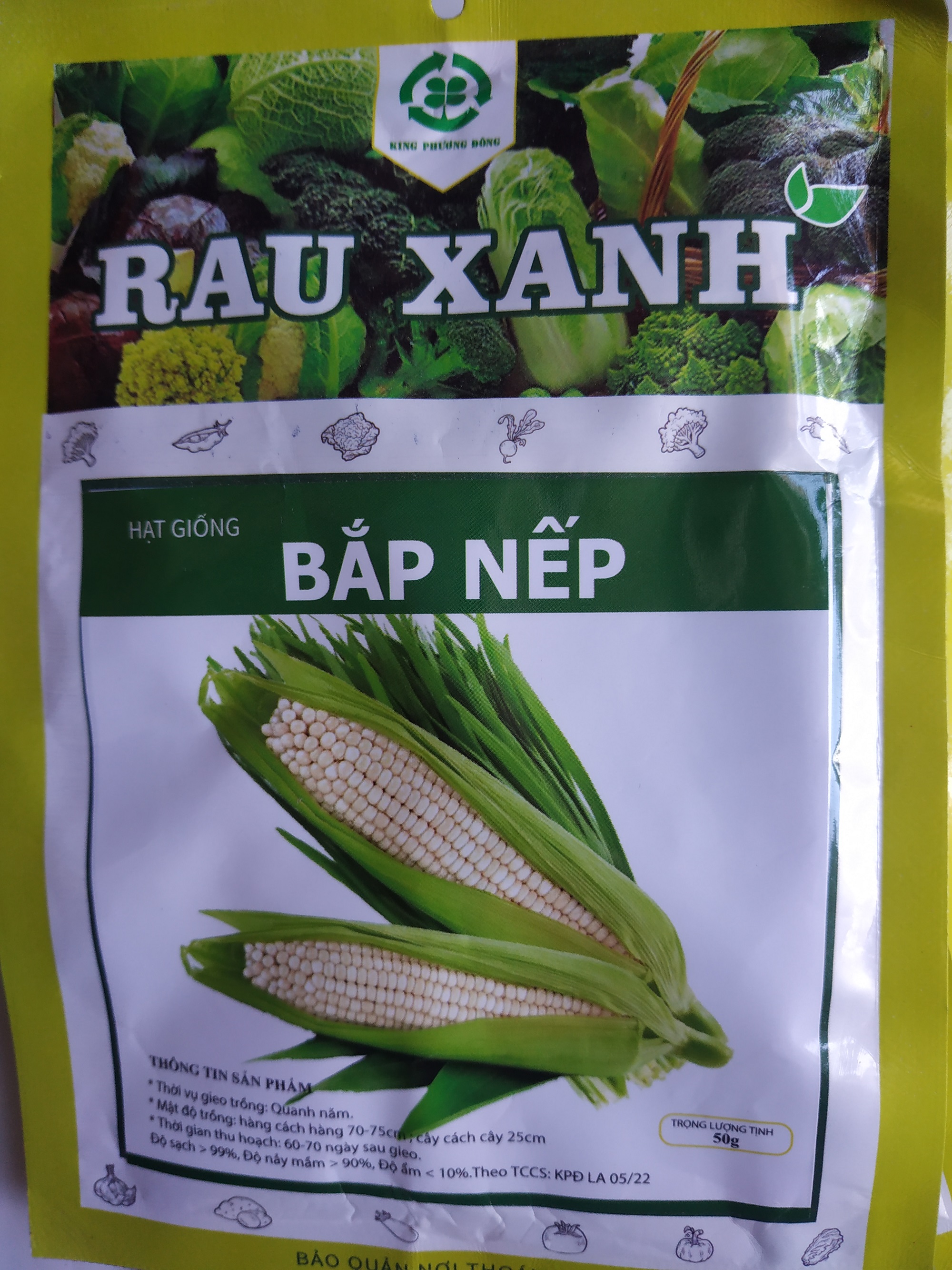 Hạt giống BẮP NẾP - gói 50 gram