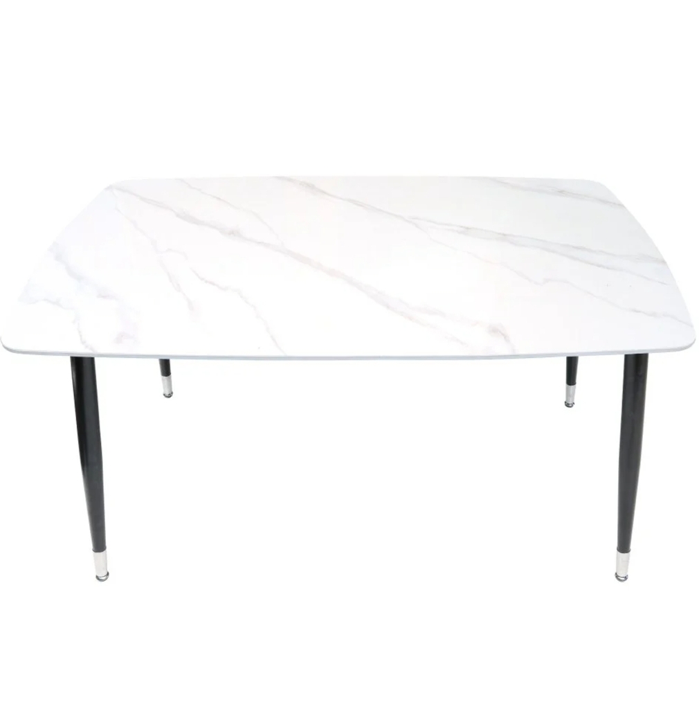 Bàn ăn mặt đá CERAMIC chân chữ U