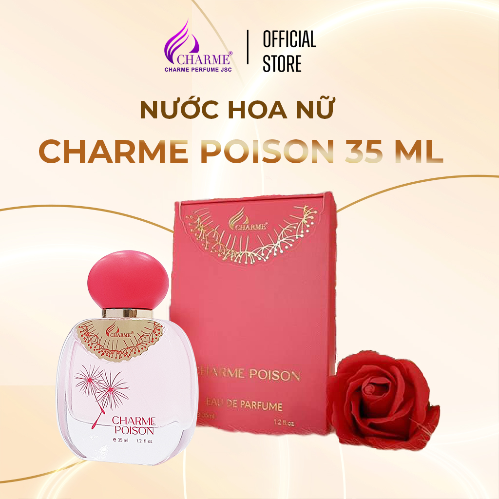 Nước hoa nữ ngọt ngào, Charme Poison, gợi cảm, tươi mát như chứa đựng cả bầu trời nữ tính, 35ml