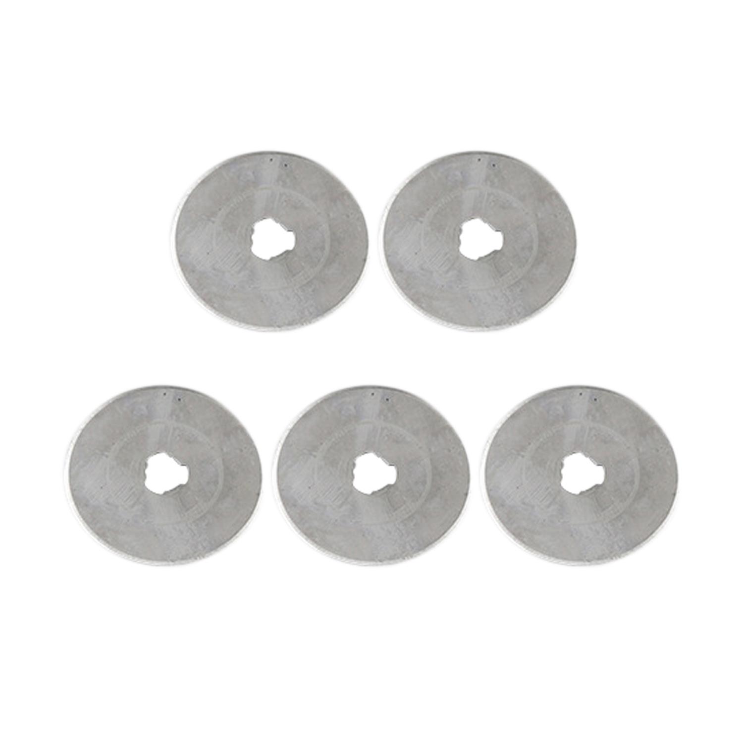 Lưỡi cắt quay bằng thép không gỉ 45 mm cho độ cong sắc nét lâu dài cắt vải, mền, chỉ và giấy, may, sổ lưu niệm, làm thiệp