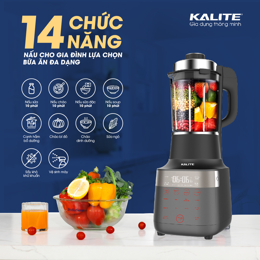 Máy Làm Sữa Hạt Và Sinh Tố Đa Năng KALITE KL-950 2700W 1.7L- Hàng Chính Hãng