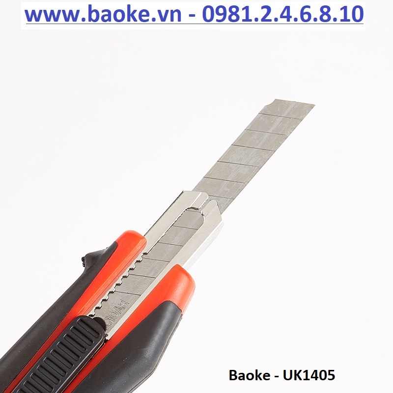 Dao rọc giấy lưỡi tự động đệm cao su mềm Baoke UK1405