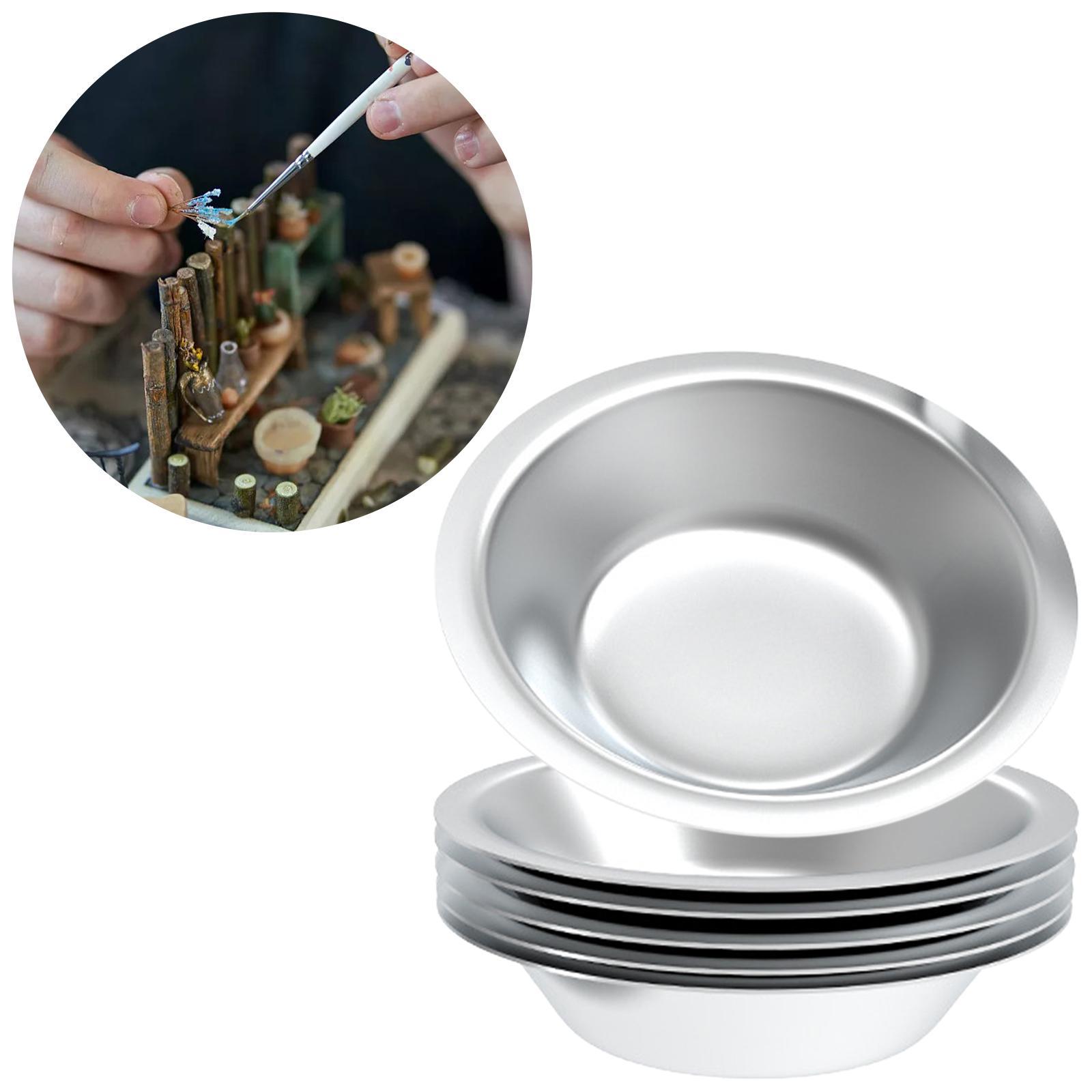 6x Painting Plate for Building Model Coloring Weathering Tools DIY Art Craft