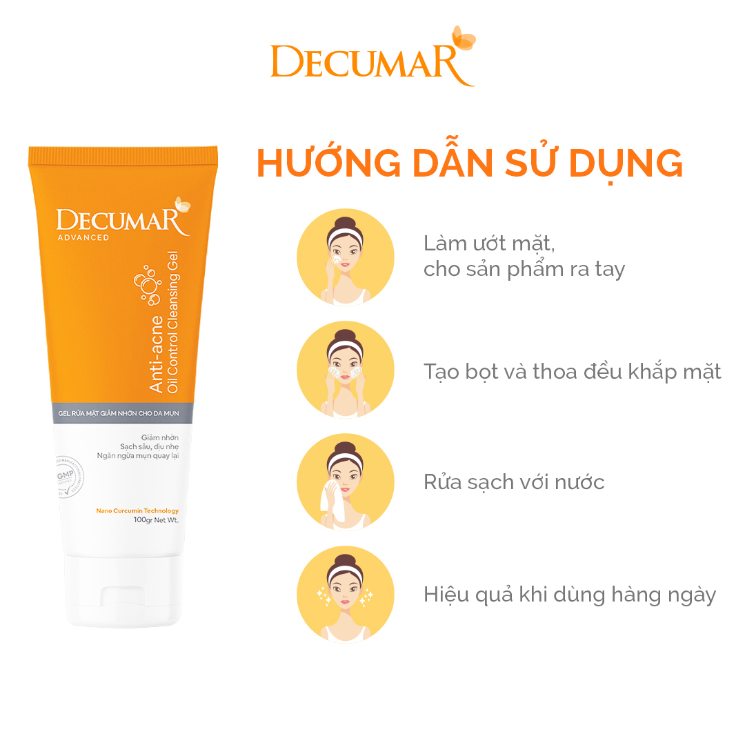 COMBO TOÀN DIỆN CHO DA MỤN DECUMAR ADVANCED