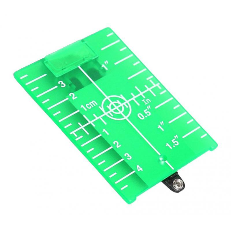Magnetic Floor Laser Target Plate Card with Stand for Beam Application Green