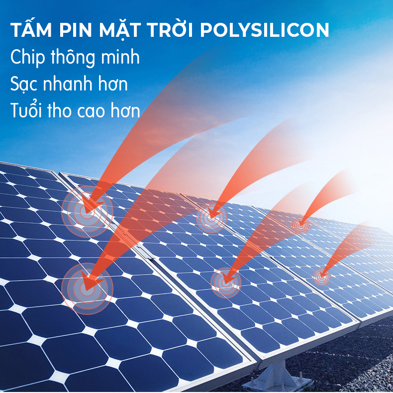 Đèn năng lượng mặt trời 1000w- cao áp , tiết kiệm điện, vật liệu siêu bền - K1546
