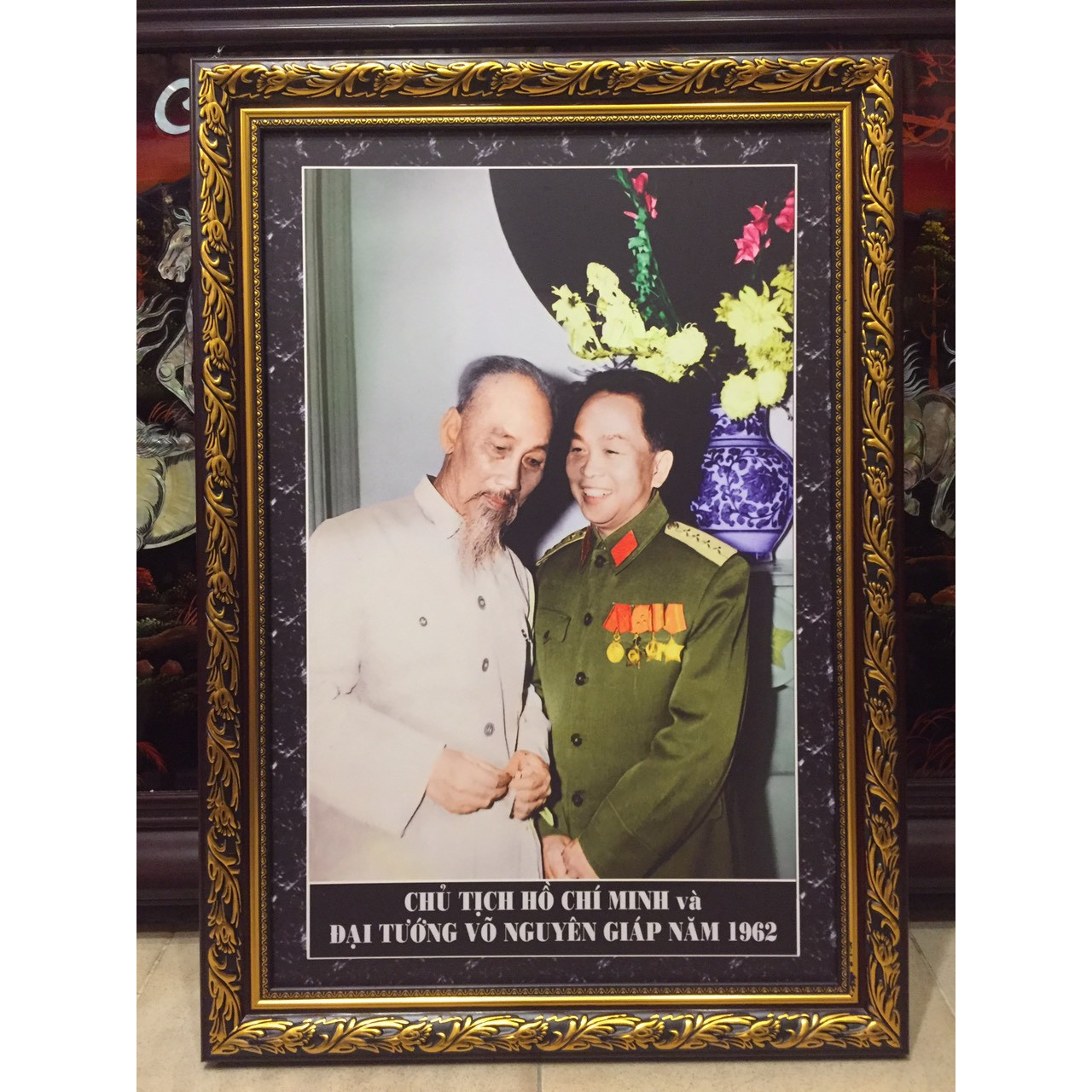 Tranh ảnh Bác Hồ & Đại Tướng Võ Nguyên Giáp năm 1962 - B10
