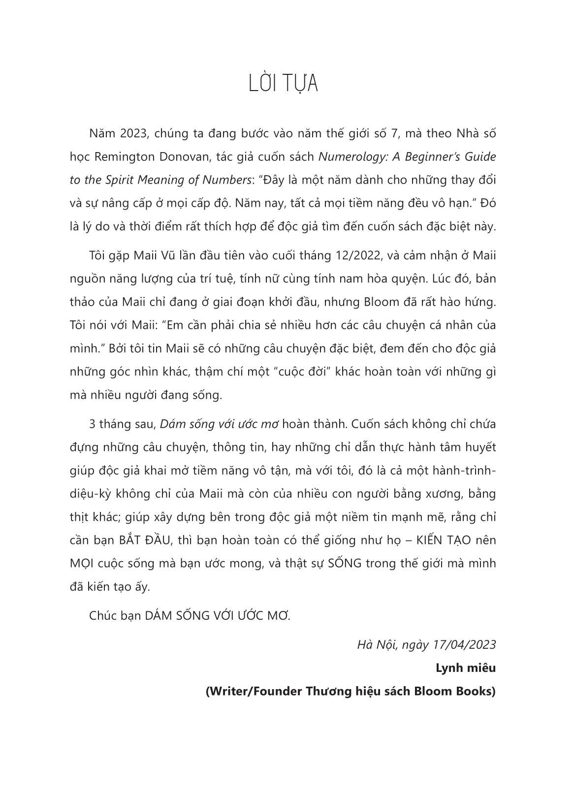 Dám Sống Với Ước Mơ - Mai Vũ