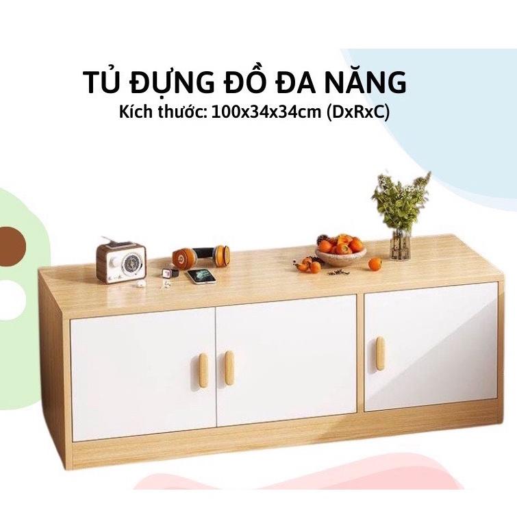 Tủ Để Ban Công Tủ Để Sàn Nhà Đa Năng Tủ Gỗ MDF Trang Trí Nhà - K01