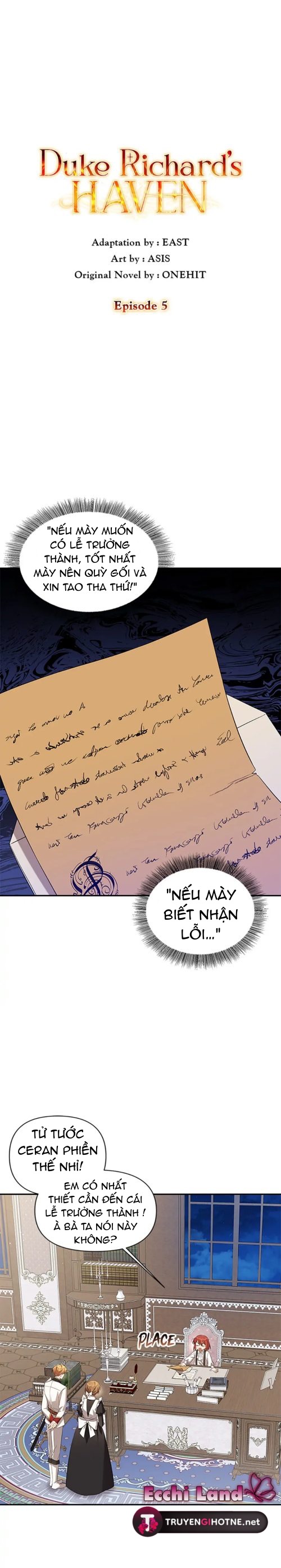 Chốn Bình Yên Của Công Tước Richard chapter 5.1 - Trang 11