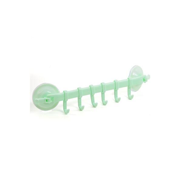Móc treo đồ hút chân không tiện dụng thanh 6 móc Thông Minh
