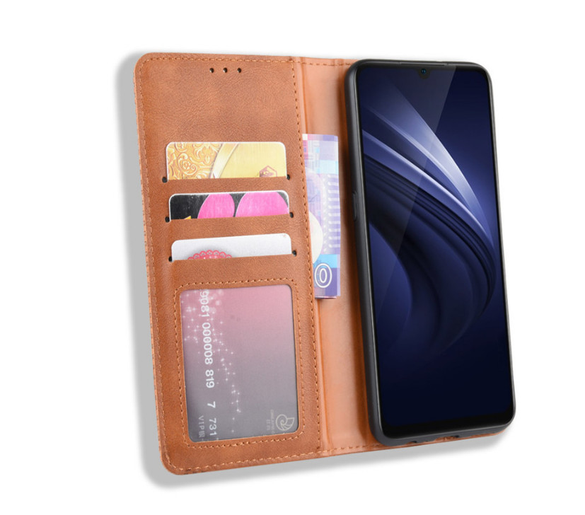 Bao da Flip Wallet Leather dạng ví đa năng siêu bền siêu êm dành cho Vivo S1