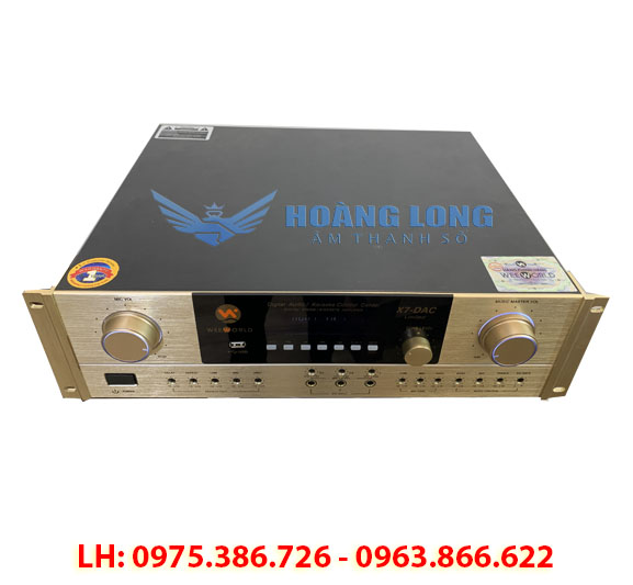 CỤC ĐẨY LIỀN VANG X7 Limited  DAC cực sang, oánh cực mạnh, vang nhại hay, dễ chỉnh, đẩy đủ cổng kết nối - Hàng chính hãng 100%