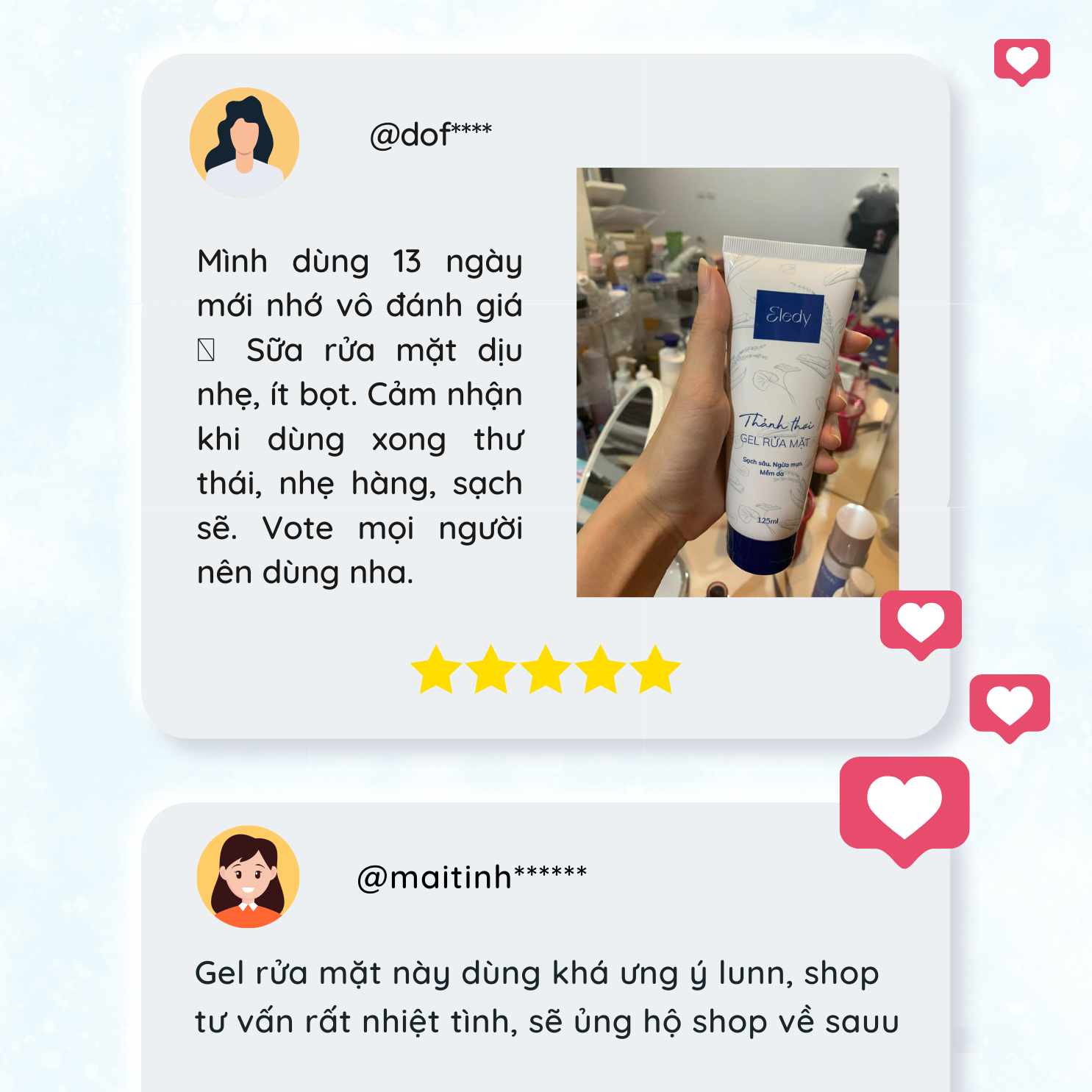 Sữa rửa mặt Thảnh Thơi ELEDY - Sữa rửa mặt dịu nhẹ ngừa mụn dành cho da khô và da hỗn hợp 125ml