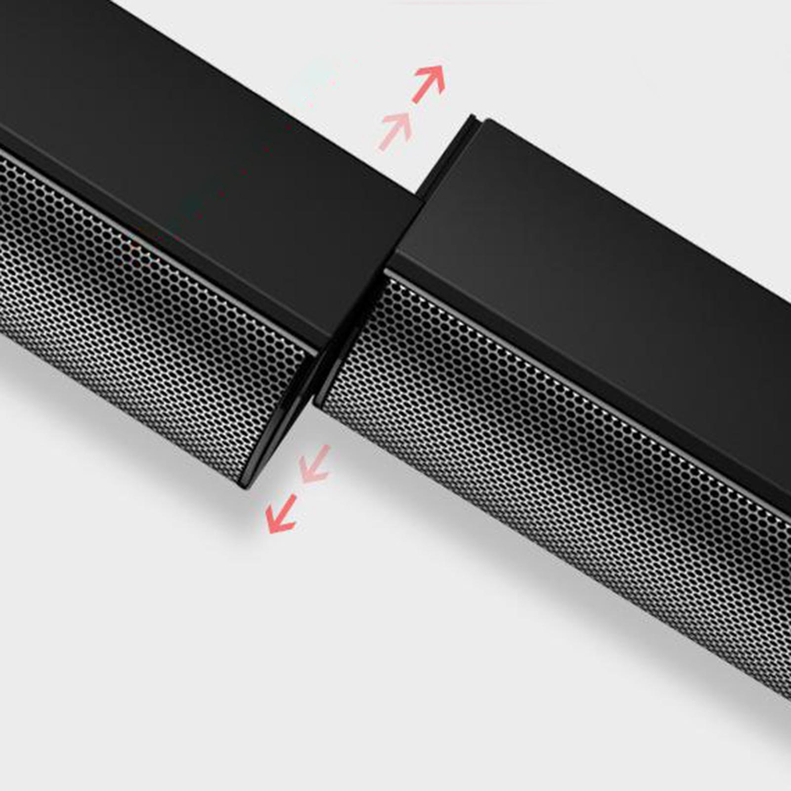 Computer Bluetooth Speaker Surround Sound Portable Table Subwoofer Black