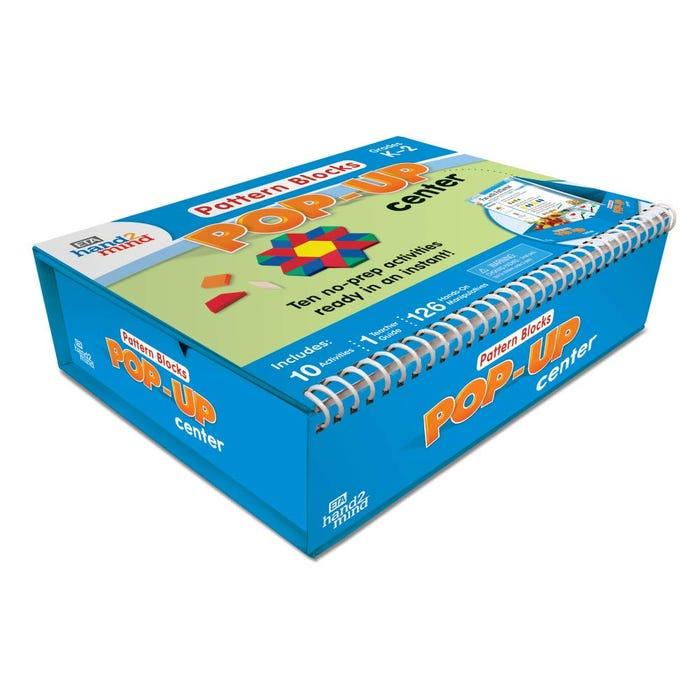 Educational Insights Trò chơi toán học các khối hình dạng - Pop-up Math Games with Pattern Blocks