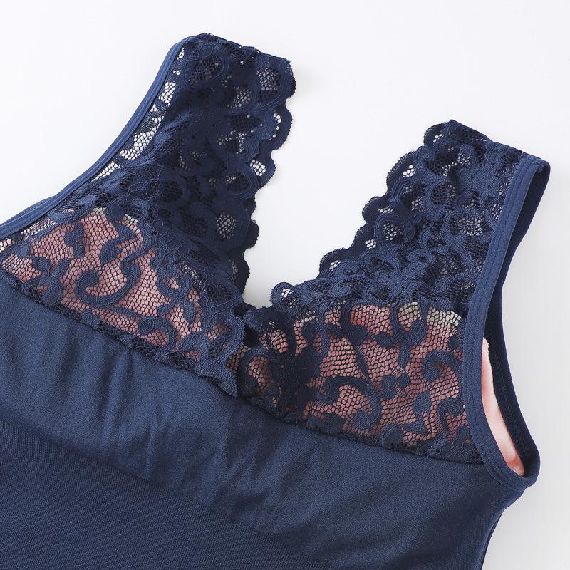 Áo Sinh Nhiệt Nữ Nhiệt Top Áo Vest Nhung Nữ Nhiệt Top Ấm Quần Lót Nữ Mềm Mại Giữ Nhiệt Shir Xe Tăng Với Áo Ngực