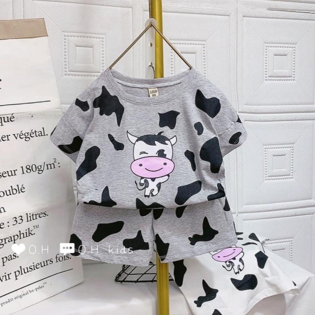 Bộ Cộc Tay Cho Bé FREE SHIP Bộ Minky Mom Cộc Tay Chất Thun Lạnh siêu mềm mịn thoáng mát .