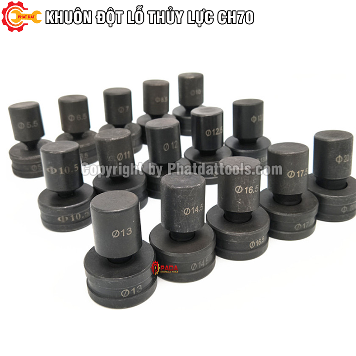 Khuôn đột lỗ cho máy đột lỗ thủy lực CH 70
