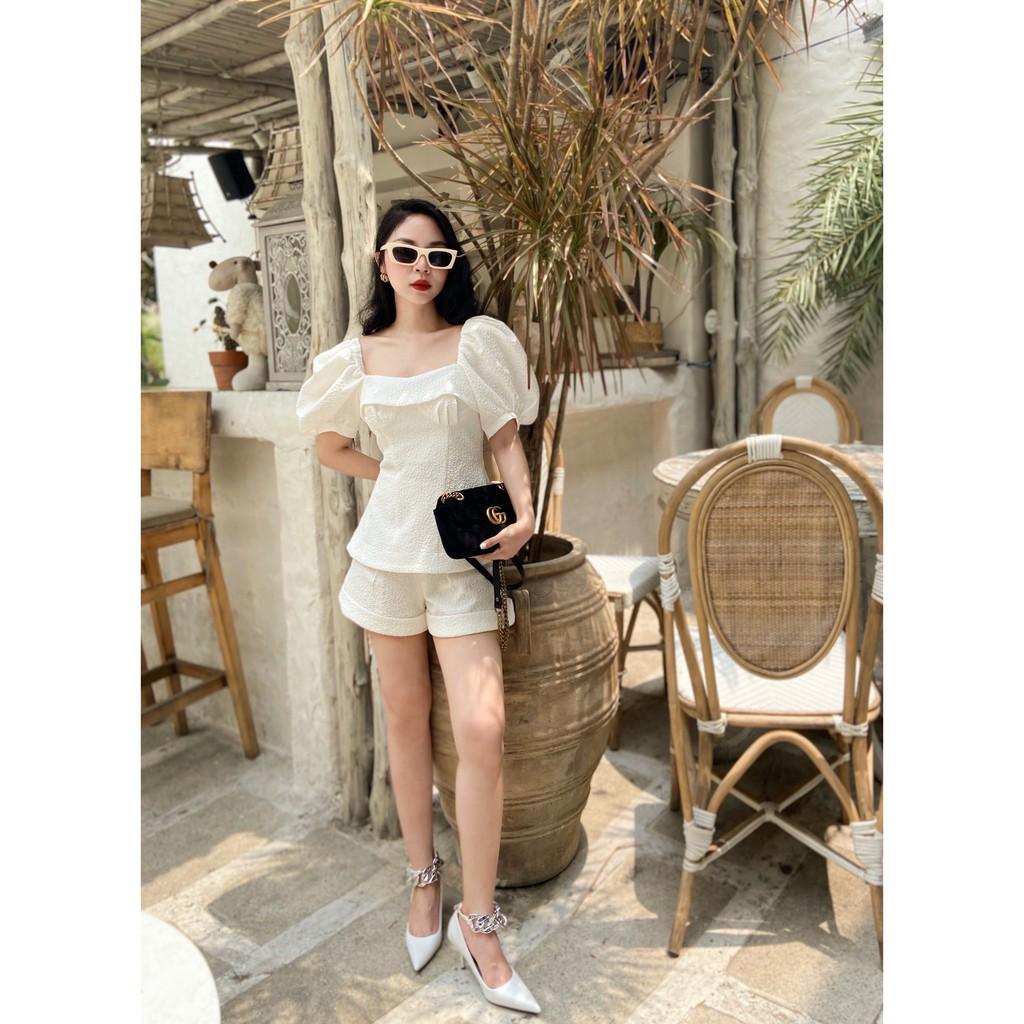 Áo babydoll gấm phồng, Peace House Clothing
