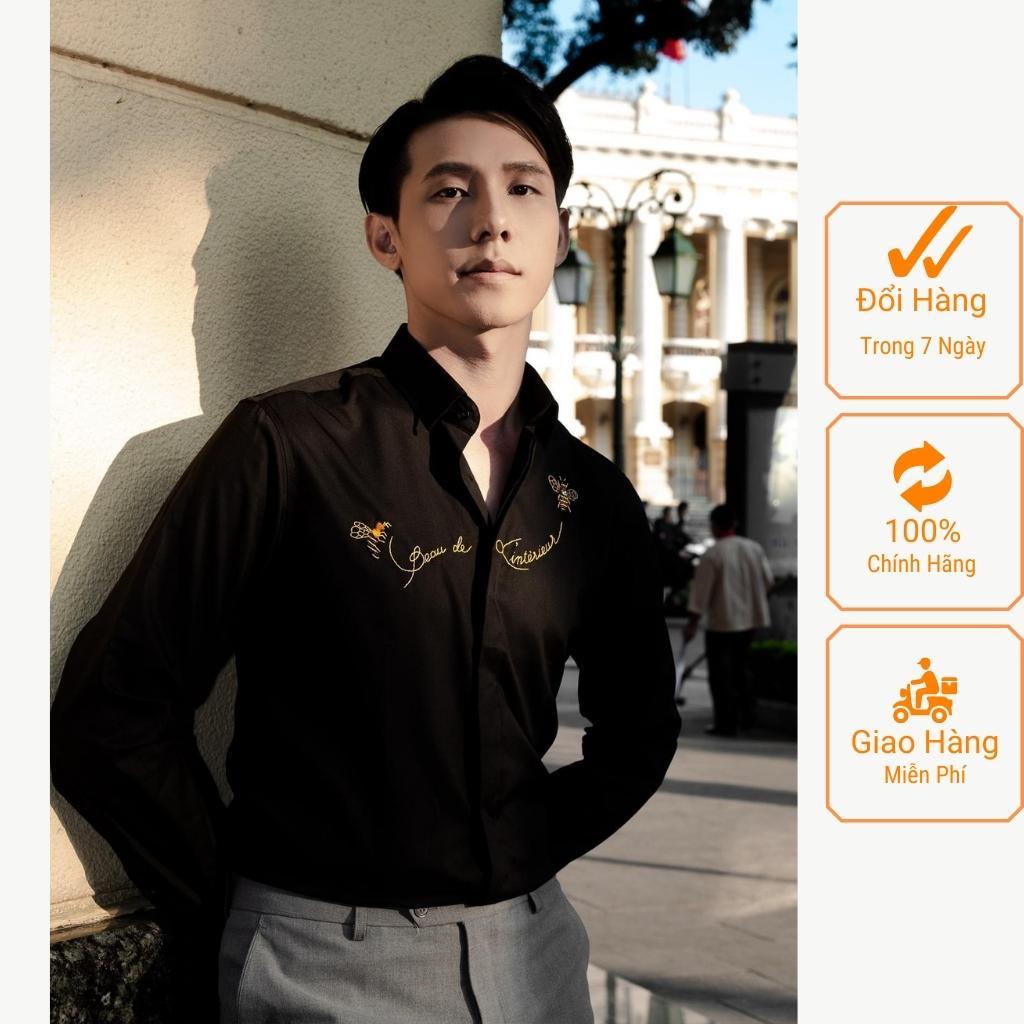 Áo sơ mi nam dài tay cao cấp, Chất liệu lụa mềm mịn, thoáng mát ,không nhăn, không xù ,thấm hút mồ hôi ASM05