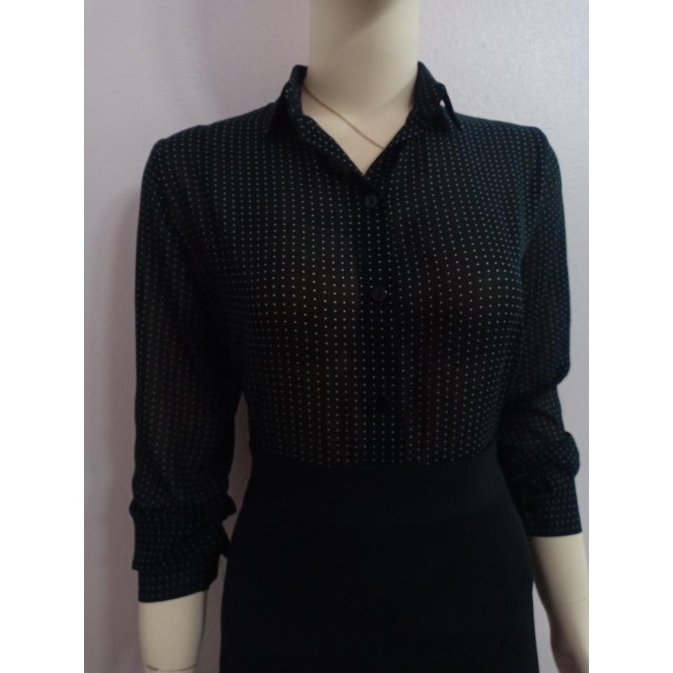 Áo sơ mi nữ chấm bi A4087 đủ size