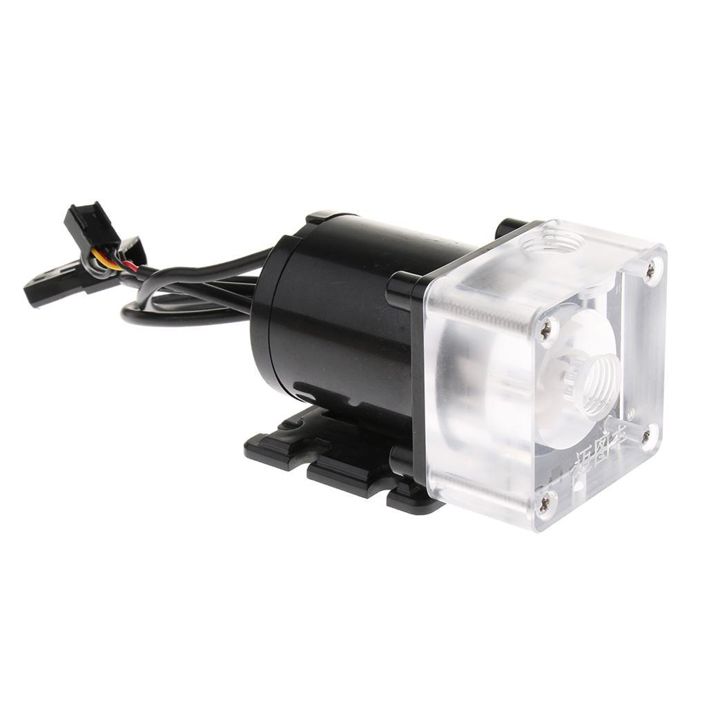 DC 12V -quiet CPU Cooling Water Pump G1/4 Thread for Desktop Computer