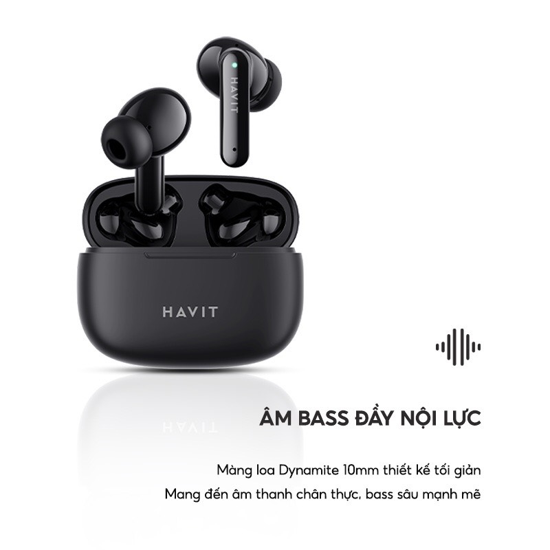 Tai nghe Bluetooth True Wireless Havit TW967 - Hàng chính hãng
