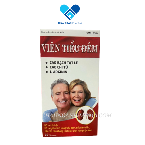 Viên Tiểu Đêm nam nữ - tăng cường chức năng thận, Hỗ Trợ Giảm Tiểu Đêm, Tiểu Són, Tiểu Nhiều Lần