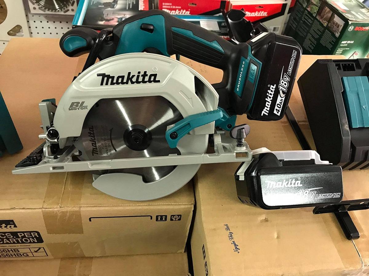 MÁY CƯA ĐĨA DÙNG PIN (165MM/BL)(18V) 680W MAKITA DHS680RMJ- HÀNG CHÍNH HÃNG