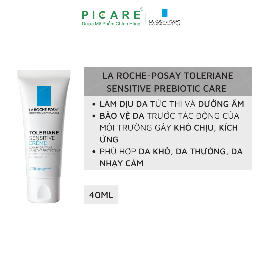 Kem Dưỡng Ẩm Giúp Cung Cấp Nước, Làm Dịu Và Bảo Vệ Da - Dùng Được Cho Da Nhạy Cảm Toleriane Sensitive Cream 40Ml
