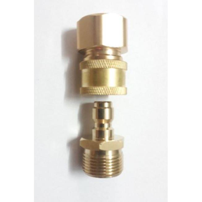 Cút nối nhanh máy rửa xe ren M22, khớp nối nhanh máy rửa xe ren M22