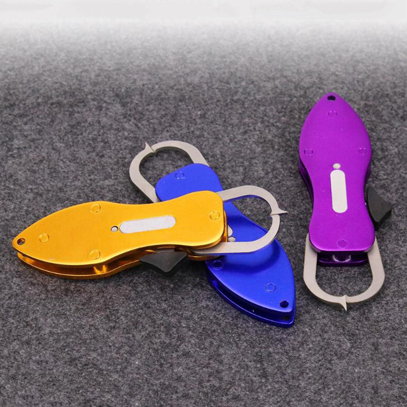 Portable Fish Lip Grip, Mini Fishing Gripper Pliers, Small Metal Fish Controlling Clamp Fishing Grabber Tool Accessories