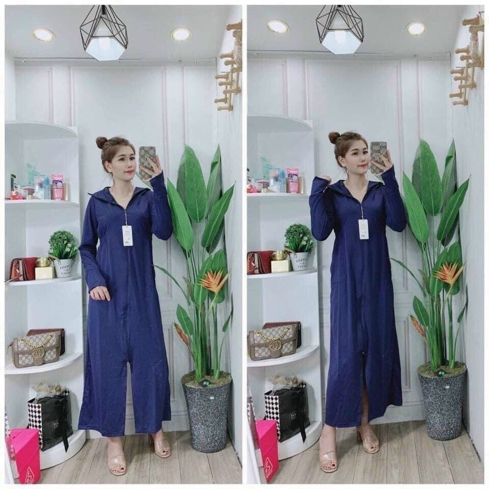 Áo chống nắng NỮ dáng dài chất mát, che kín toàn thân