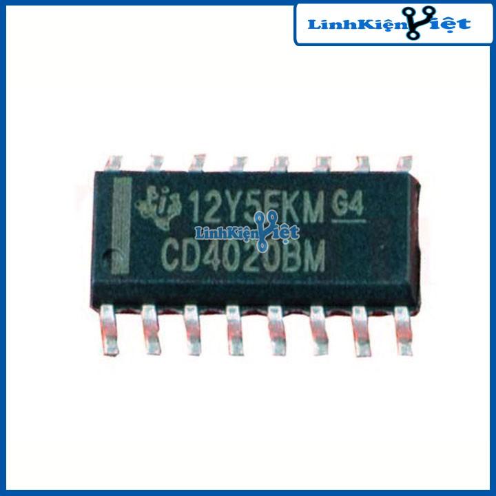 IC CD4020 hai loại chân cắm, chân dán