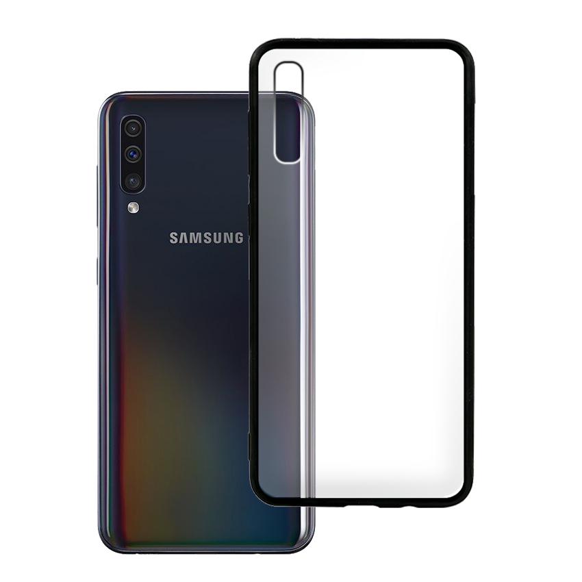 Ốp lưng Samsung Galaxy A50 - Bề mặt nhám chống vân tay, lưng cứng, viền TPU dẻo - 02104 - Hàng Chính Hãng