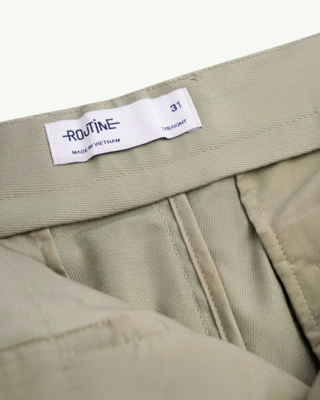 Quần short kaki ROUTINE Form Straight - 10F24PSH001R1 | ROUTINE CÀ MAU