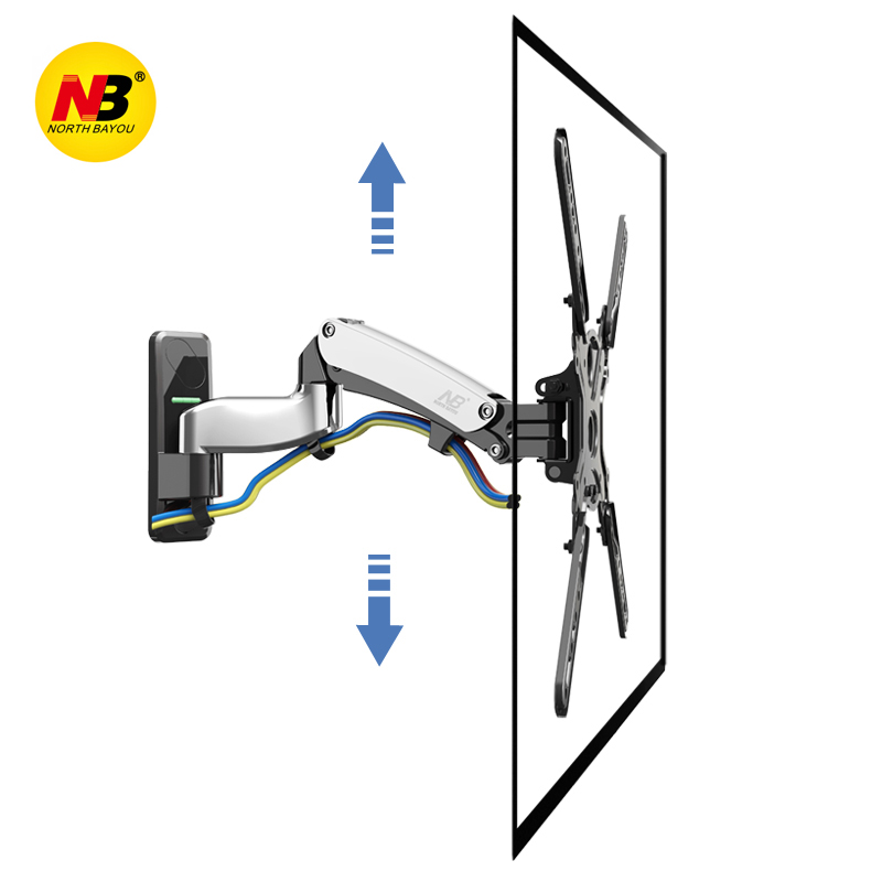 Giá treo tivi tường nhập khẩu F450 có thể nâng lên hạ xuống được dùng cho tivi 40-50inch, xoay 180 độ