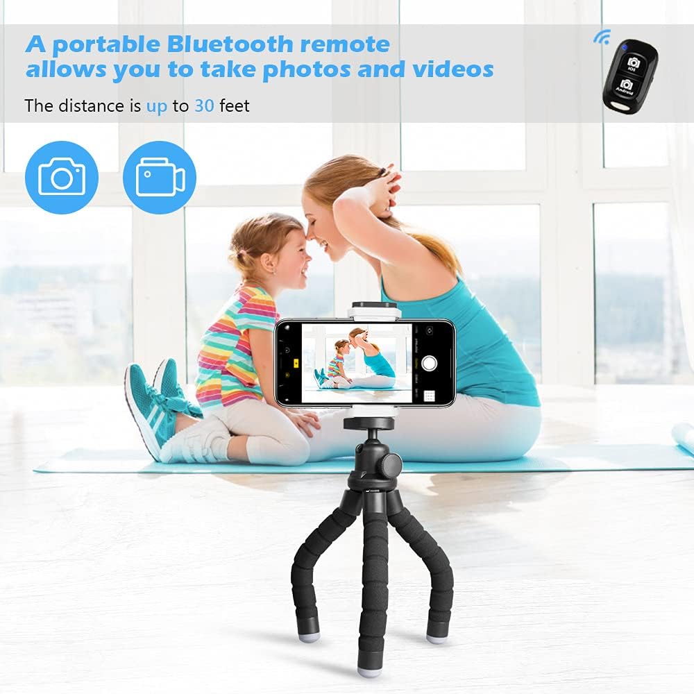 Tripod mini, gậy điện thoại, tripod điện thoại UBeesize, chân quay điện thoại, máy ảnh - Chính hãng
