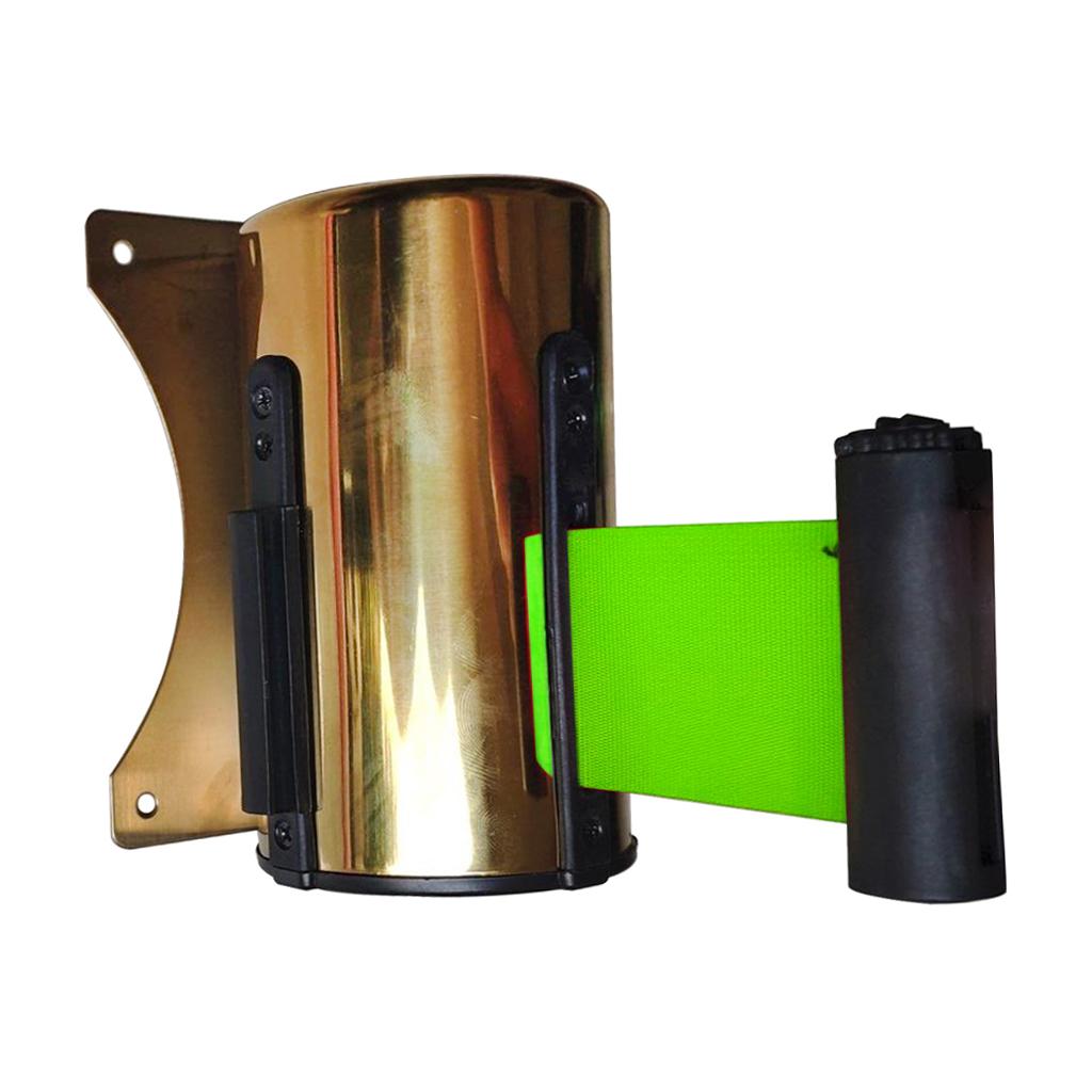 Stanchion Queue Barrier Có Thể Thu Vào Dây đeo Gắn Tường Với Phụ Kiện